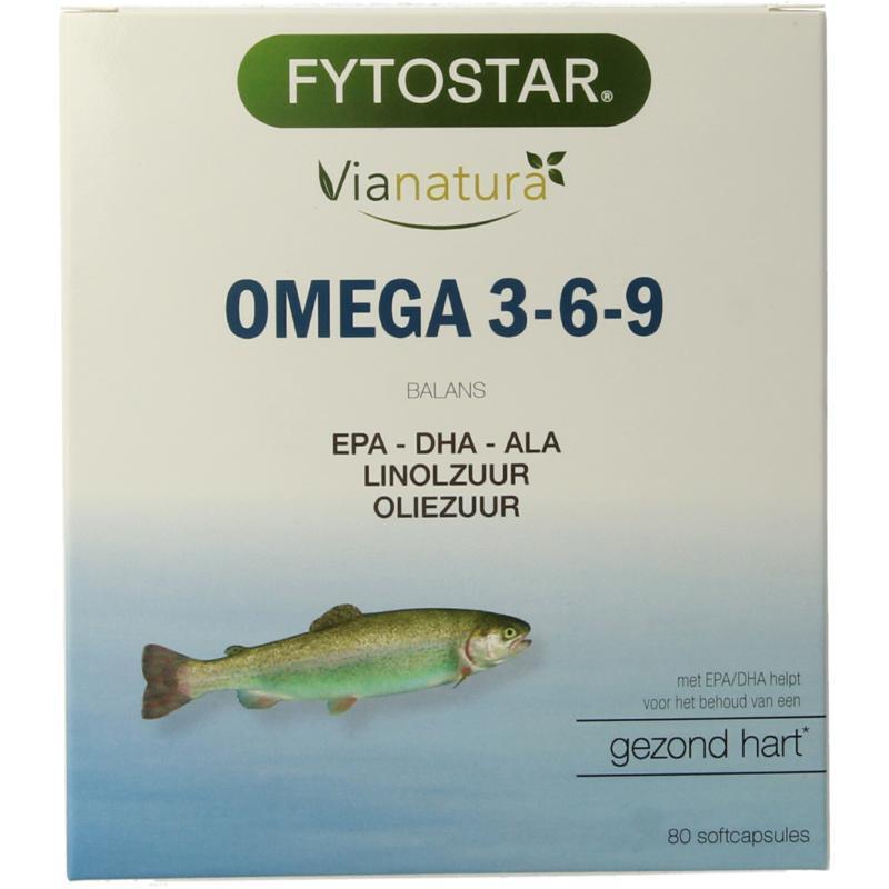 Fytostar Vianatura Omega 3-6-9 80 capsules