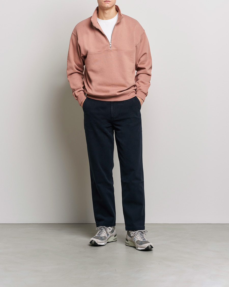 Colorful Standard Classic Organic Half-Zip Rosewood Mist