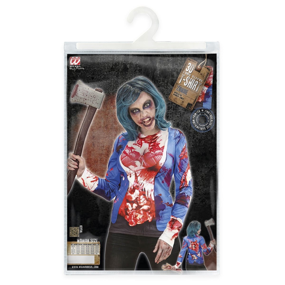 Halloween Shirt Dames Zombie