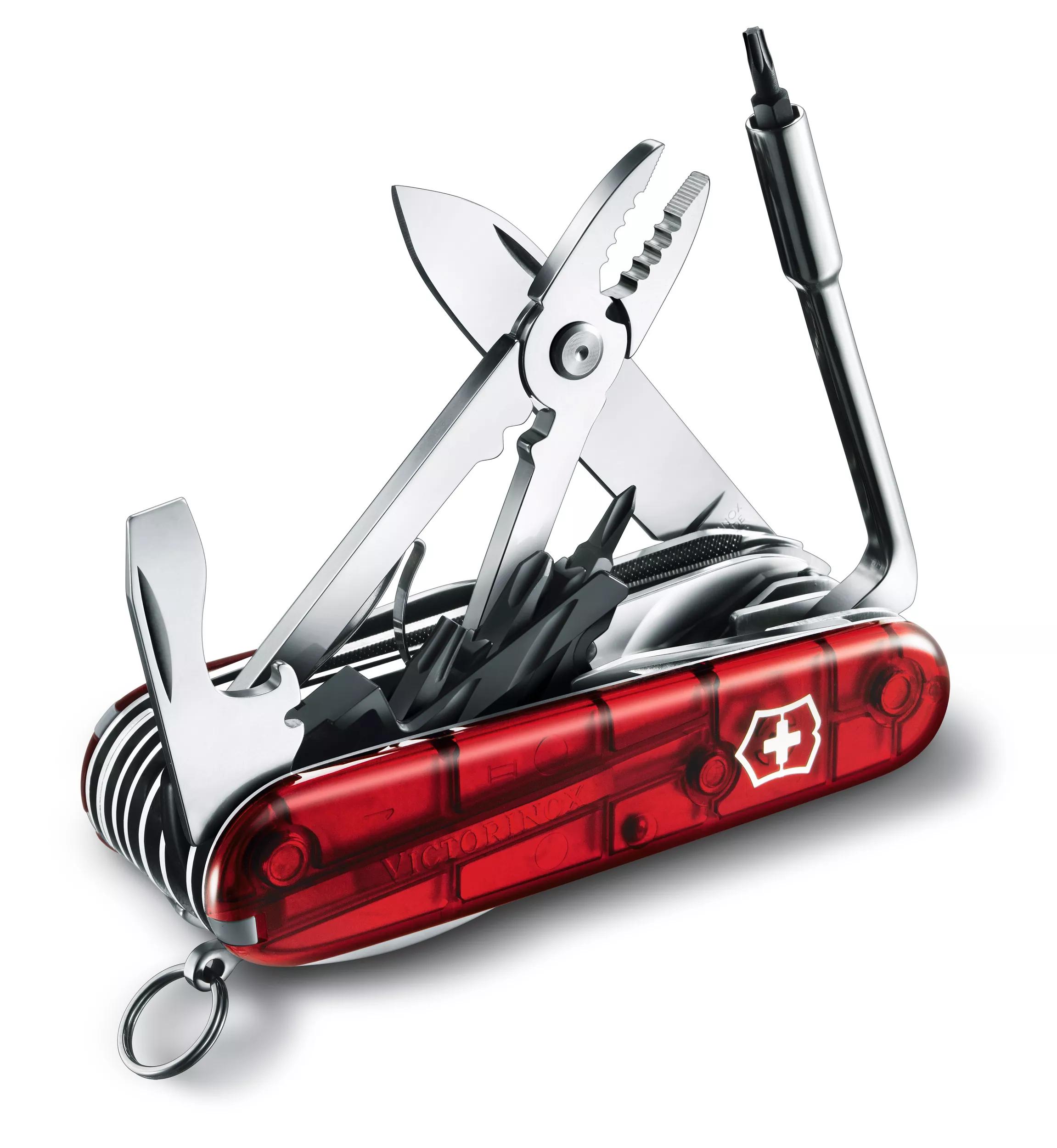 Cyber Tool L-rot transparent