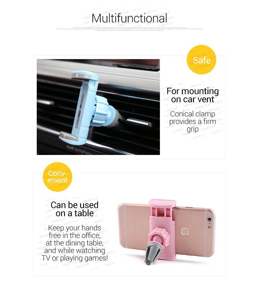 Yulu - Auto-luchtrooster mobiele telefoonhouder
