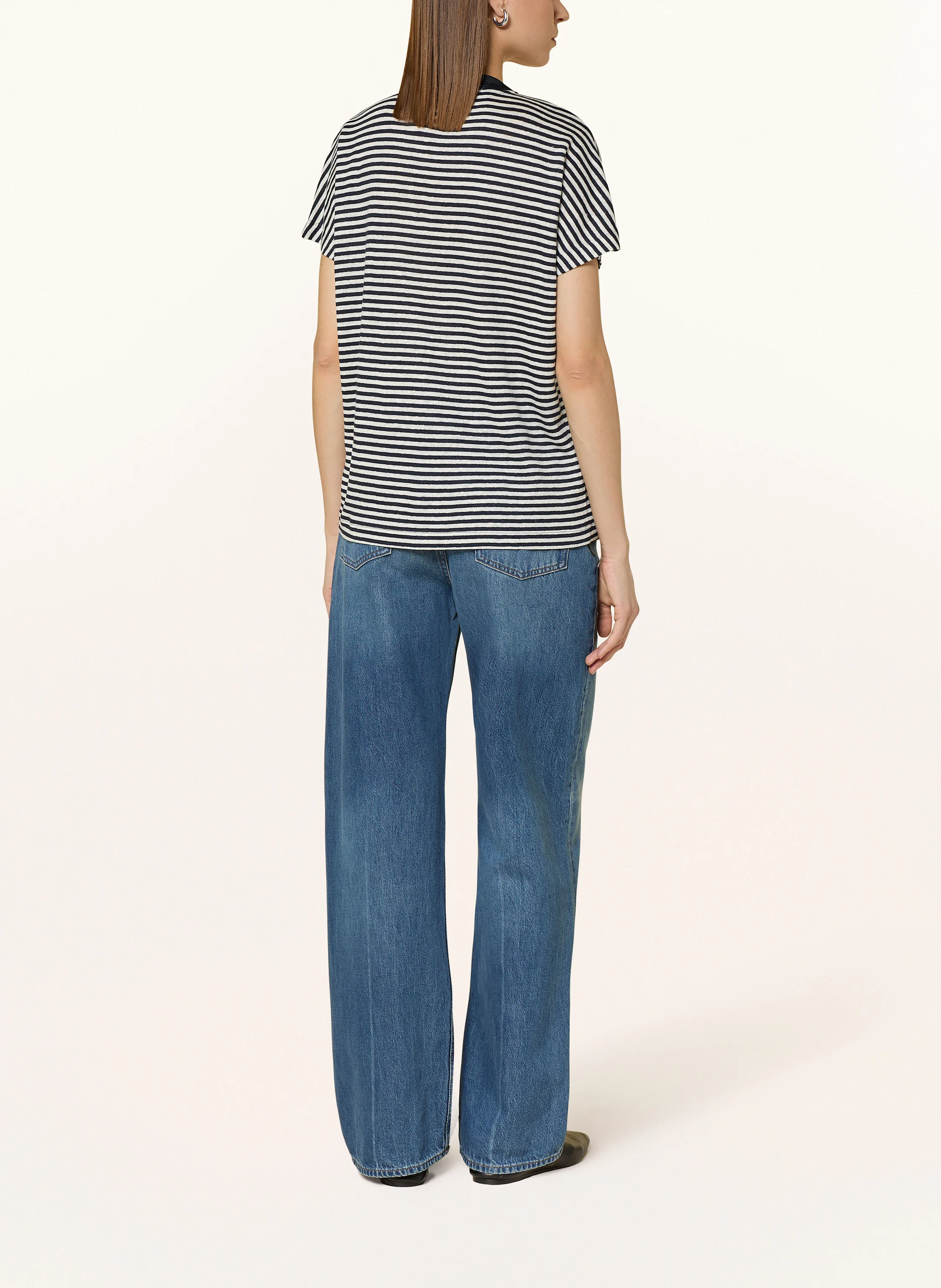 BOSS Strickshirt ENELINA aus Leinen