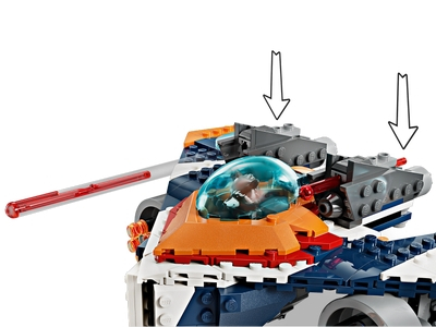 LEGO Rockets Warbird vs. Ronan (76278)