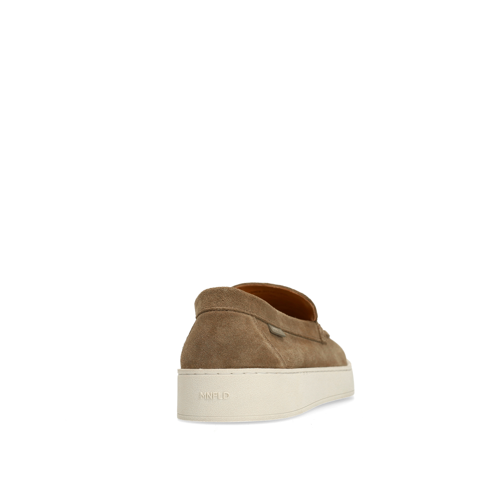 Taupe suède loafers