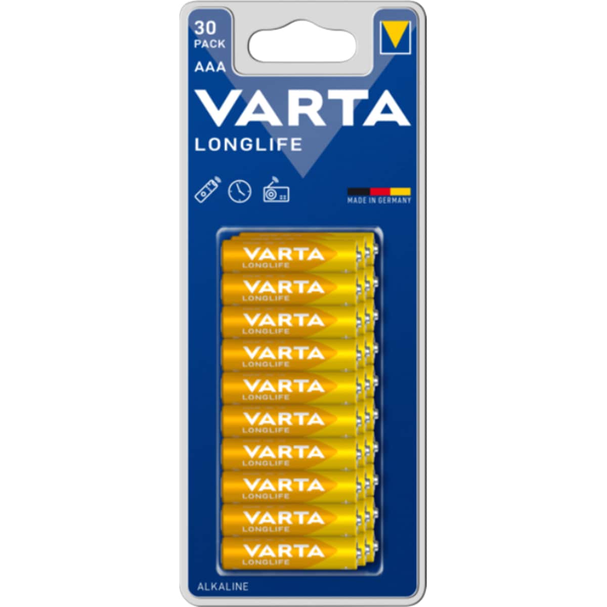 Varta Longlife AAA batteri (30-pk)