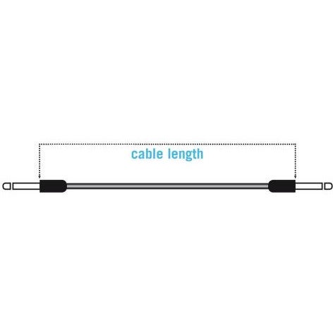 Klotz PRON003RR ongebalanceerde patchkabel haaks 0.3 m