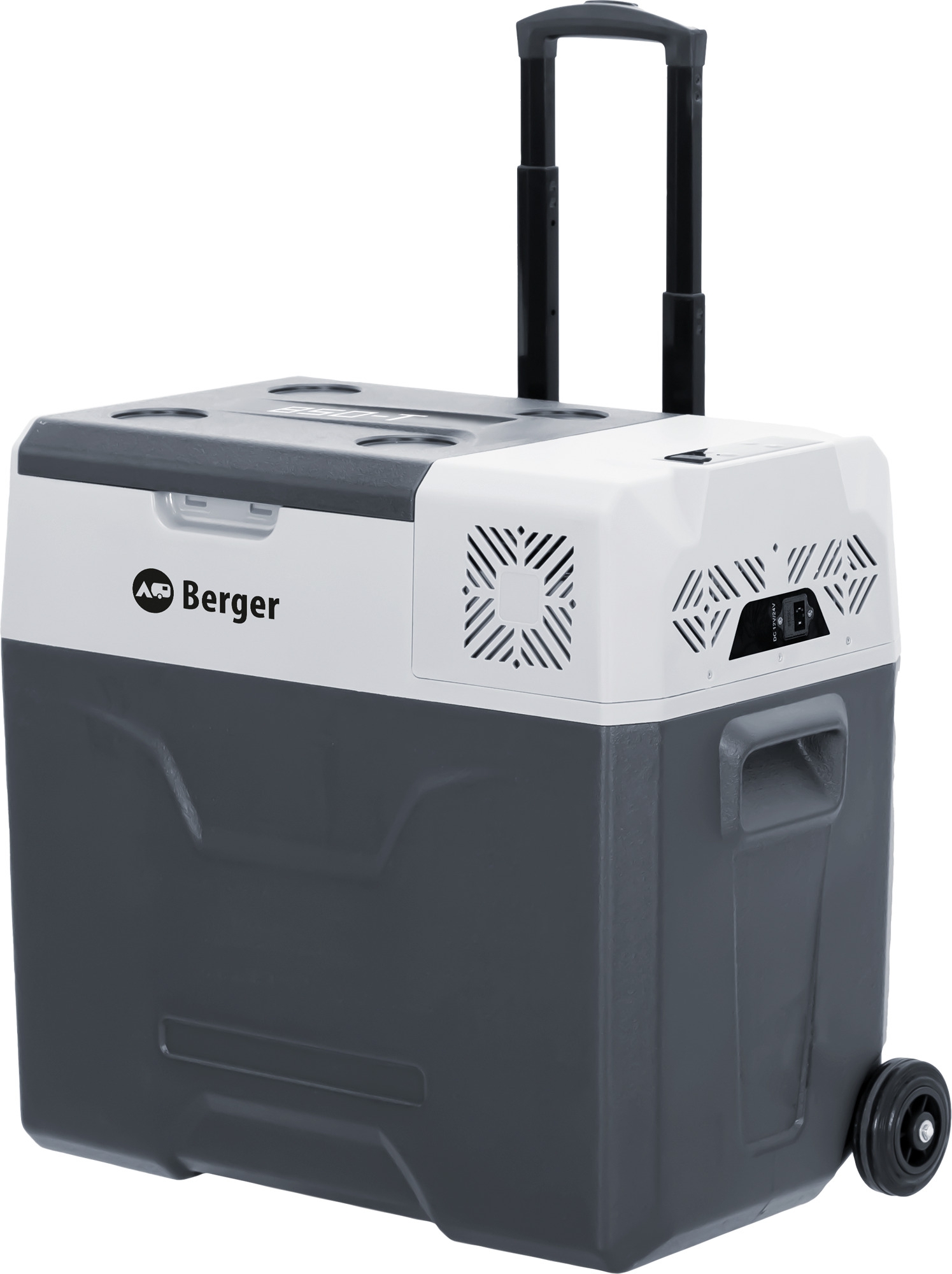 Berger B50-T Kompressor Kühlbox mit Rollen 12/24/230V 49 Liter