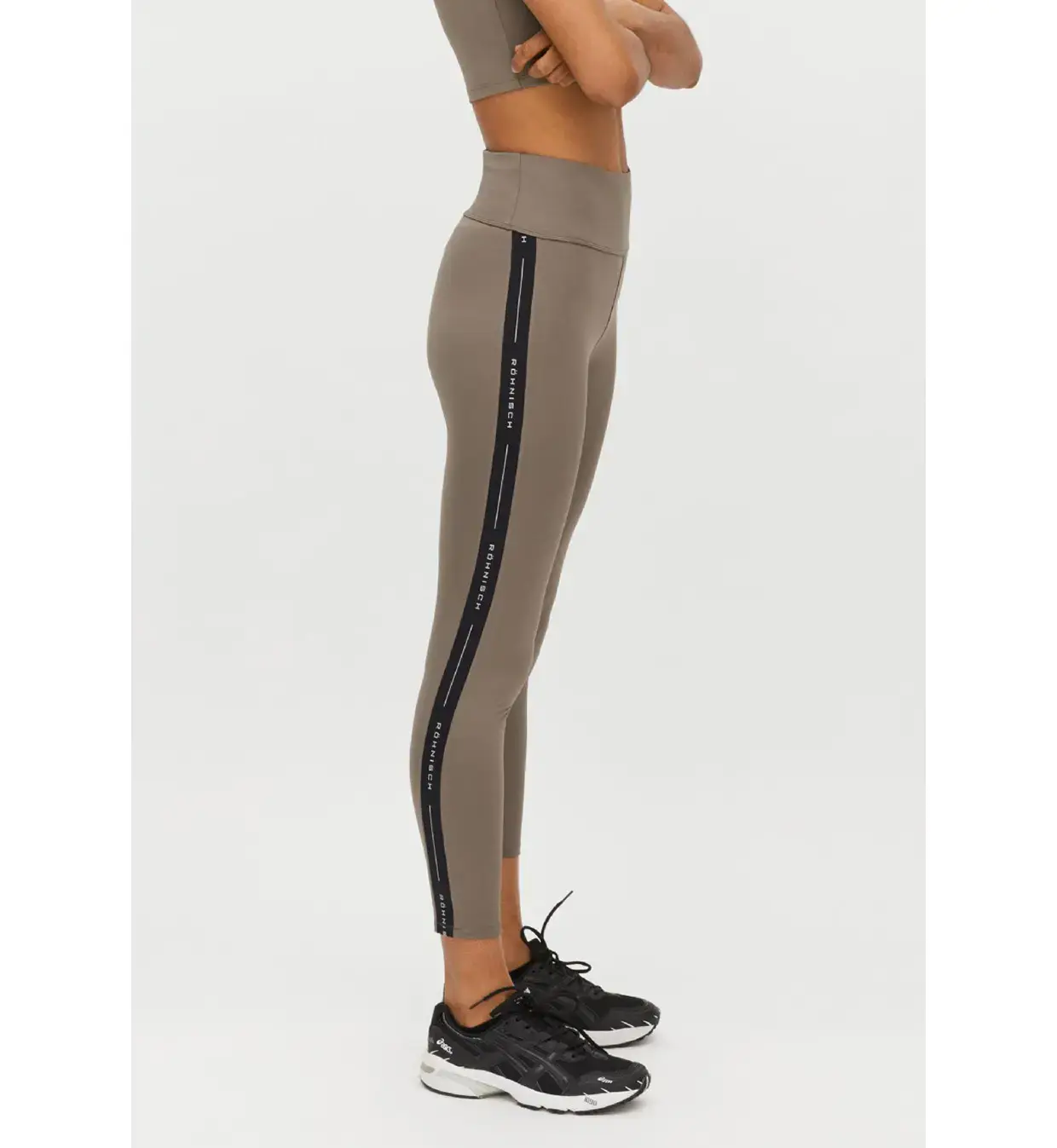 Röhnisch Kay Premium High Waist Hardloopbroek Lang Bruin Dames