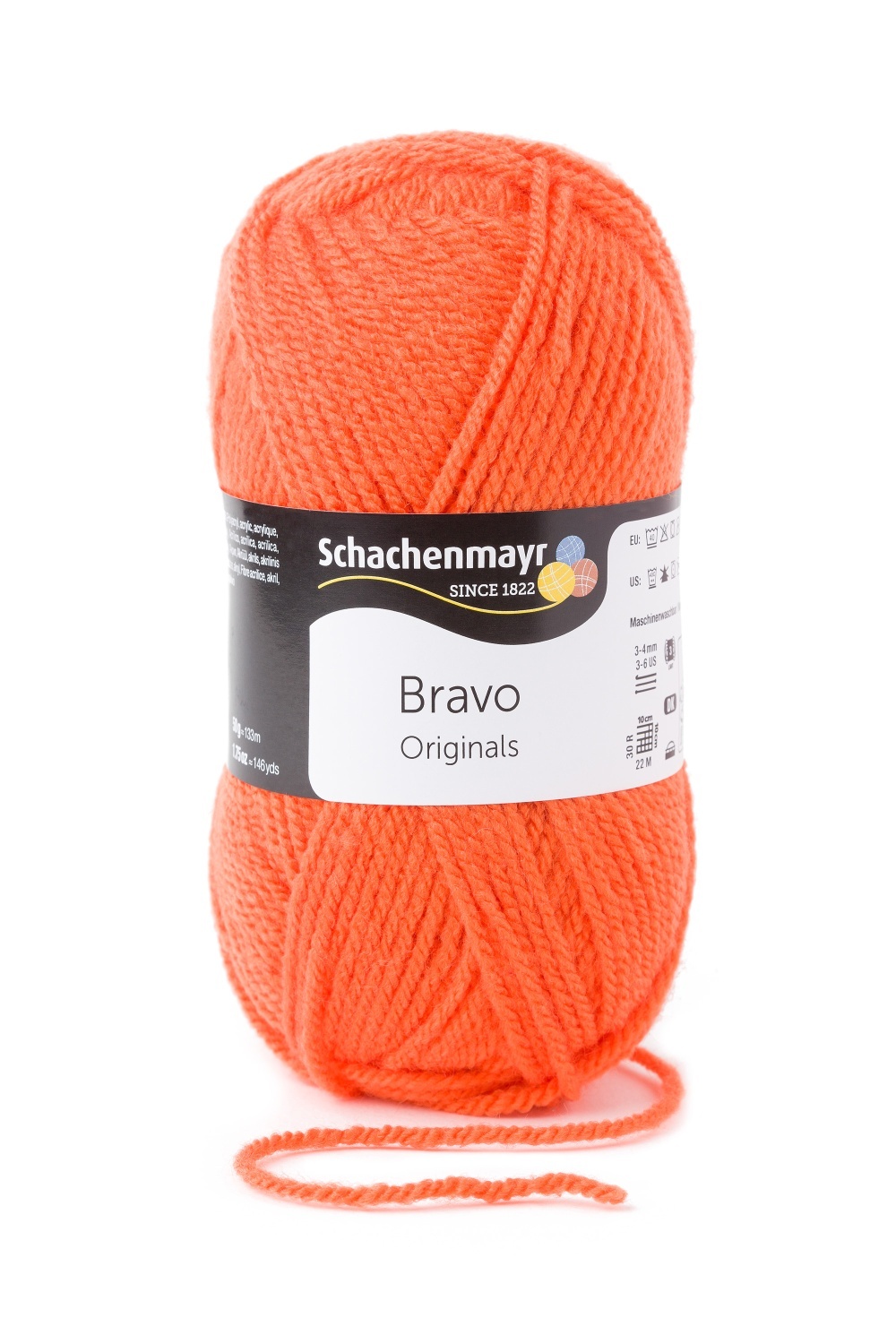 Wolle BRAVO - kürbis - 50g