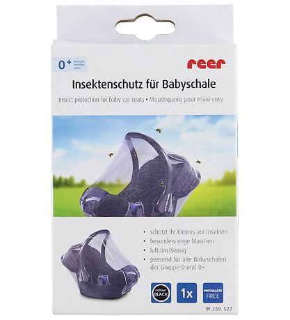Reer Myggenet til Autostol - Sort