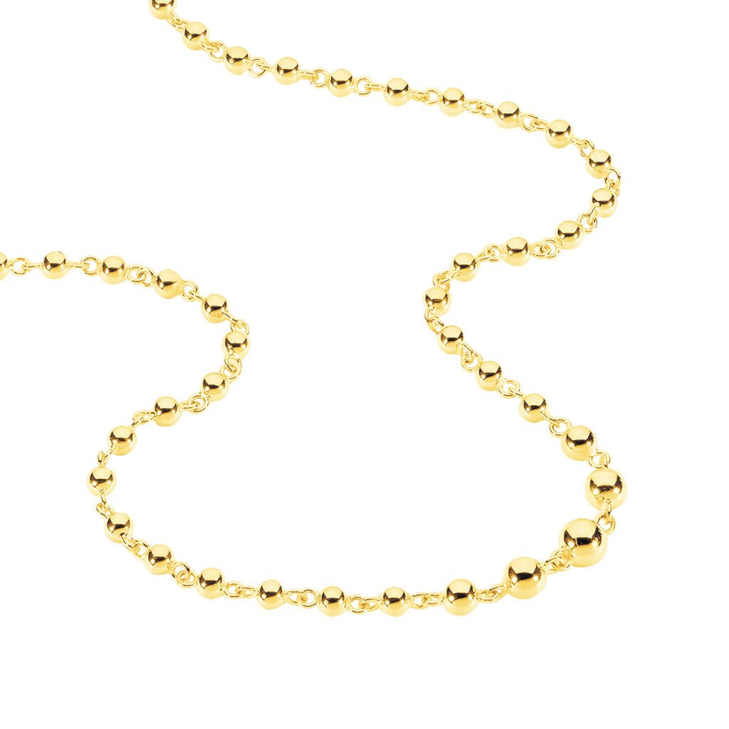 Collier Diona Danilo Maille Boule Or Jaune