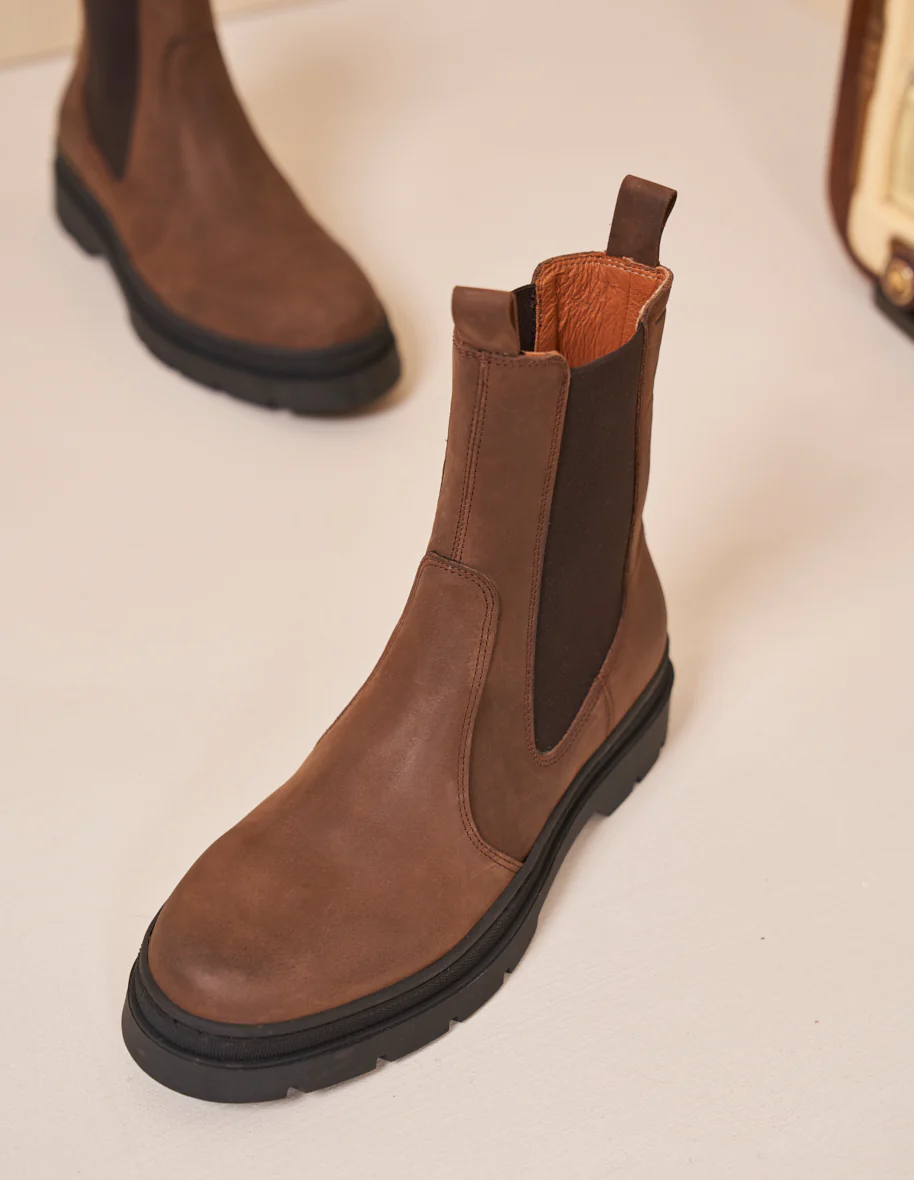 Bottines Thomas - Cuir cire d'abeille
