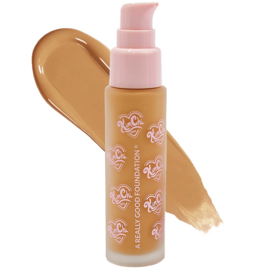 KimChi Chic A Really Good Foundation 116M Medium Skin With Warm Peach Undertones 30ml