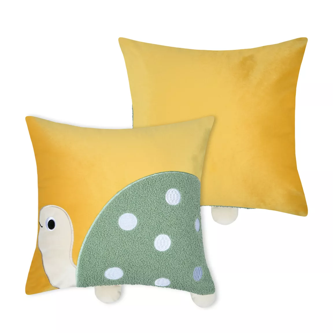 Coussin enfant carré (40 x 40 cm) Mimy Jaune