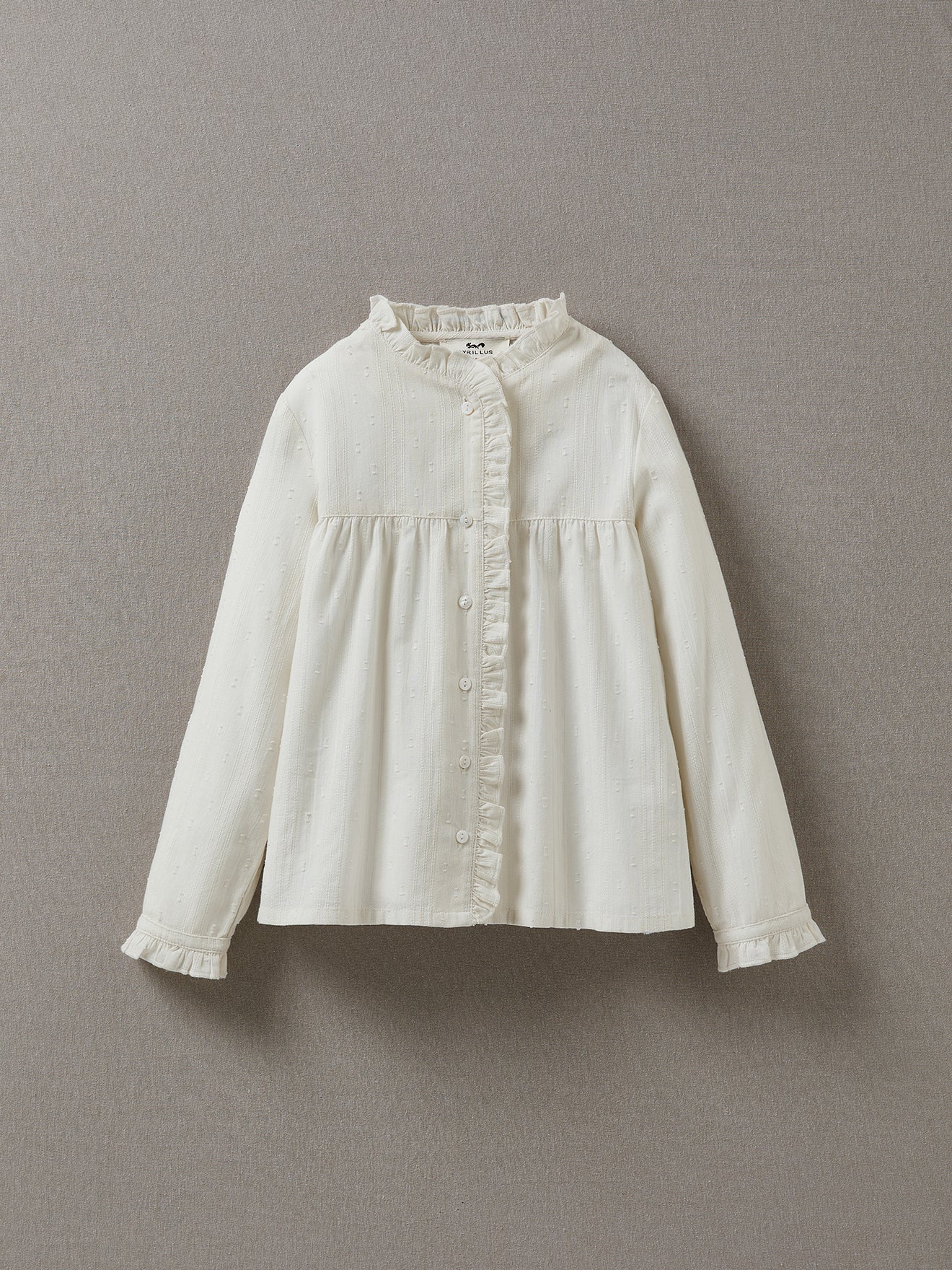 Chemise Fille en plumetis