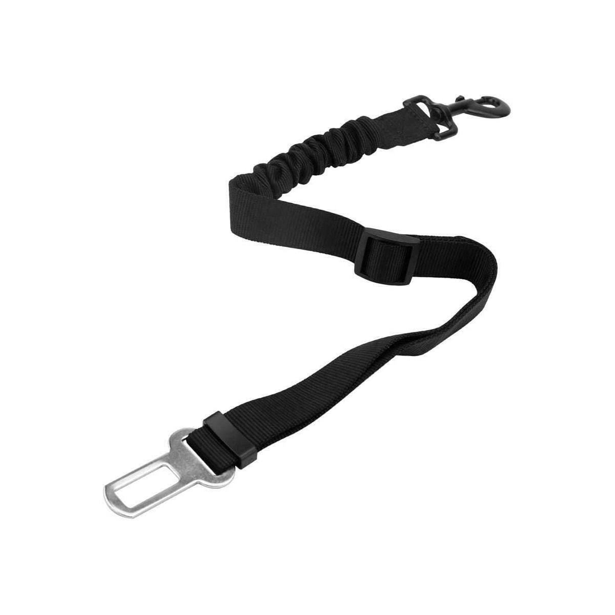 Hundebelte Elastisk bilbelte alle hunderaser (svart)