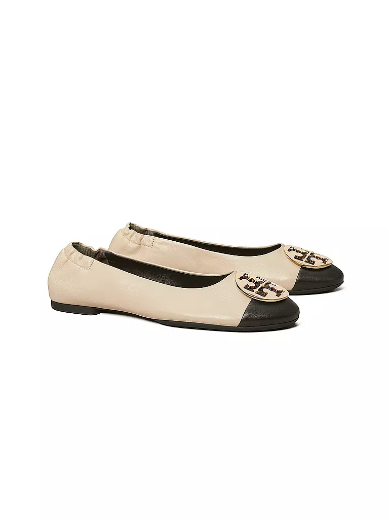 TORY BURCH Ballerinas CLAIRE CAP TOE creme