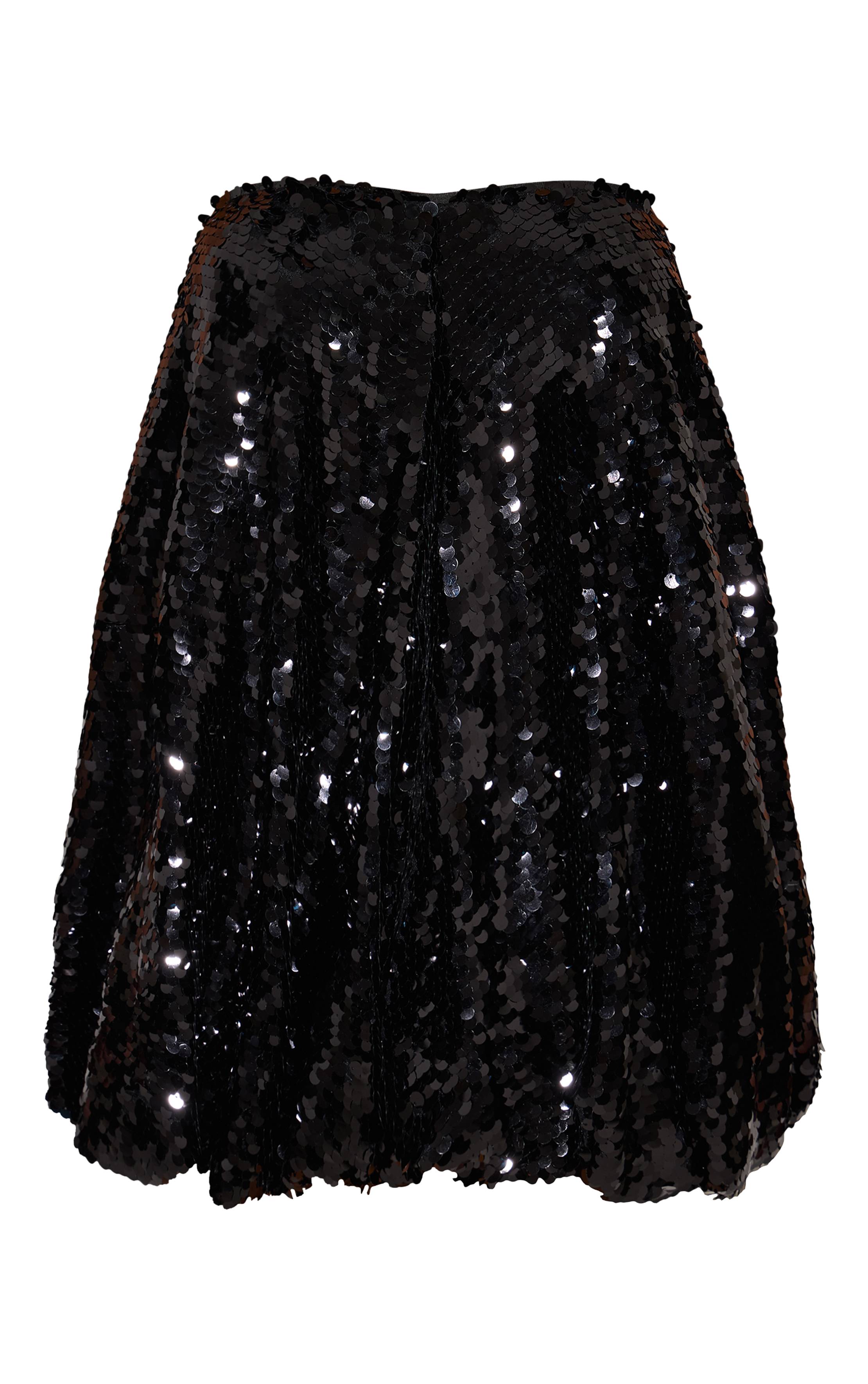 Noir Robe Boule À Paillettes