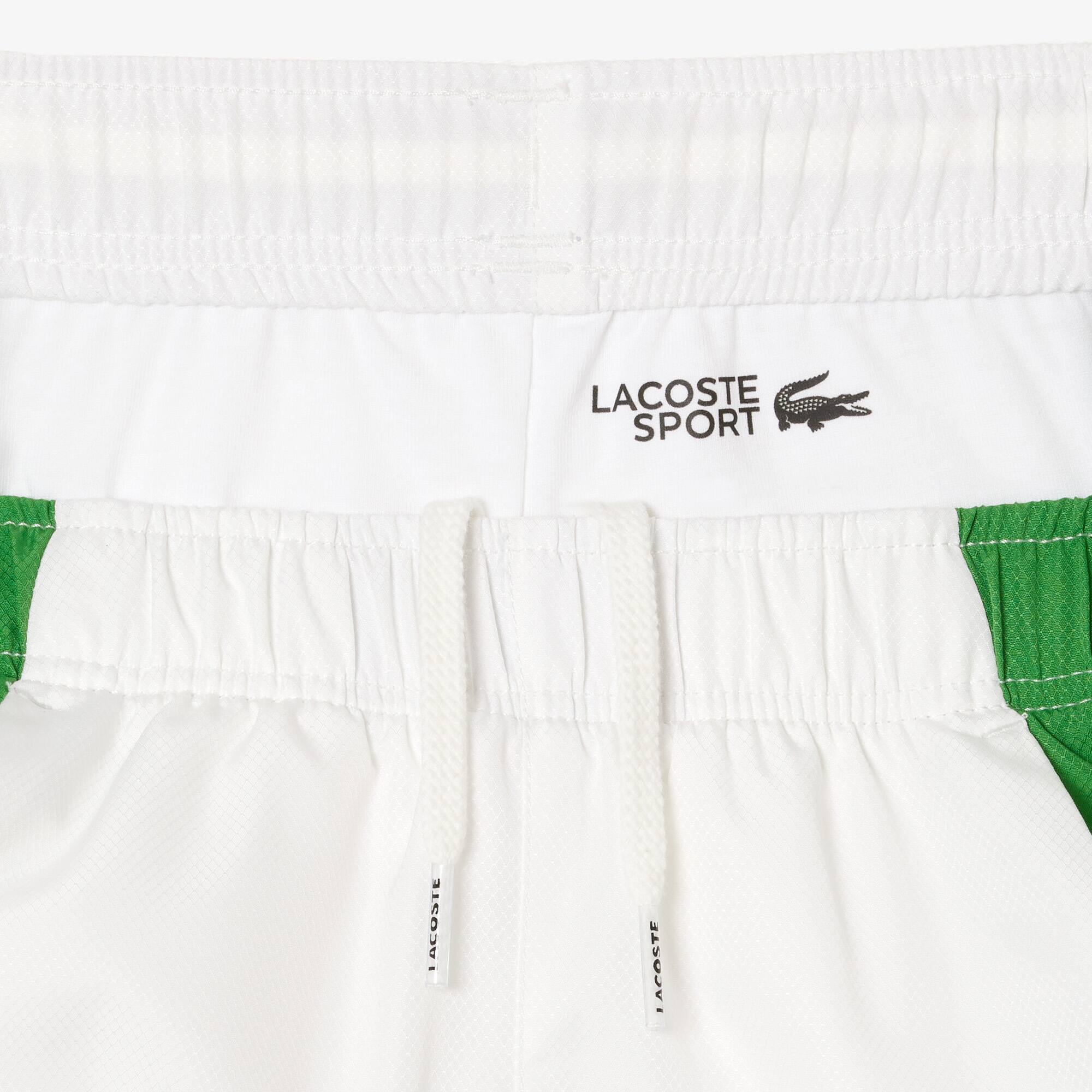 Pantalon de survêtement garçon Lacoste Tennis color-block Pantalons & Shorts - Blanc - Lacoste - Garçon