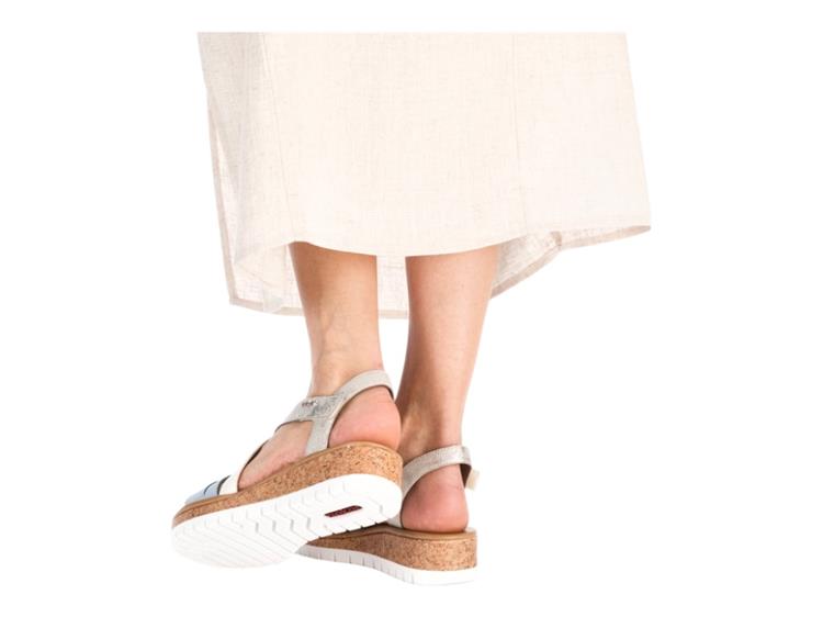 Rieker V4364 aqua/offwhite/fog-silver