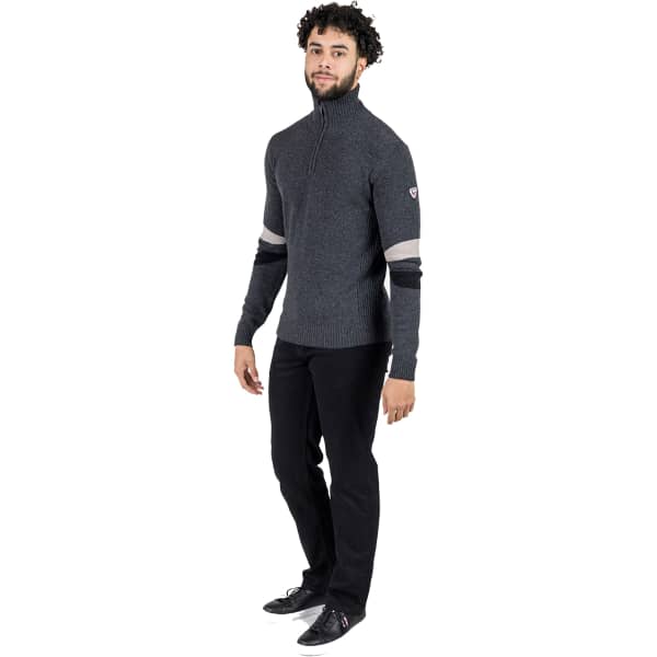 Pull ROSSIGNOL SIGNATURE HZ KNIT ONYX GREY