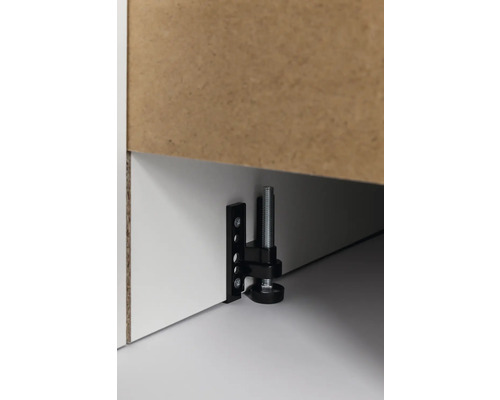 Held Furniture onderkast met lade en draaideur PISA BxDxH 180x60x86 cm wild eiken mat gedemonteerd scharnier omkeerbaar (links of rechts te monteren)