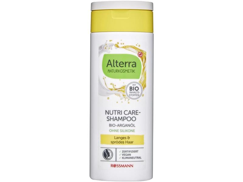 Alterra Shampoo Nutri-Care 2 x 200 ml Natürliches Shampoo für tiefengepflegtes, sanft duftendes Haar