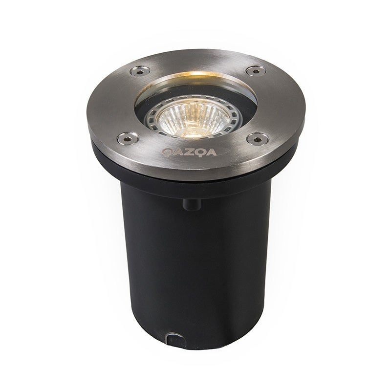 Moderne RVS vloerspot - Basic Round