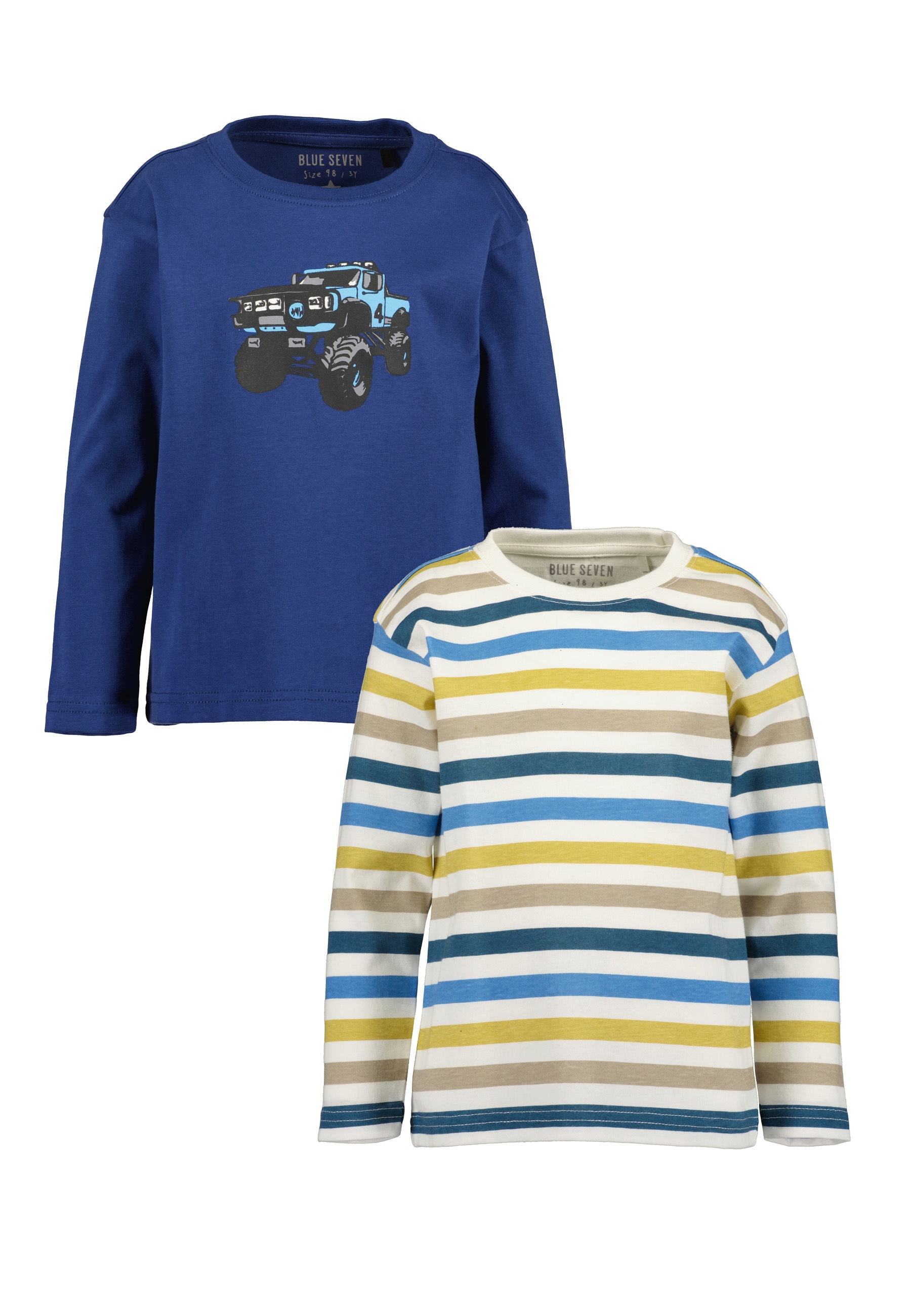 Blue Seven Langarmshirt , mit Frontmotiv oder im Ringel-Look
