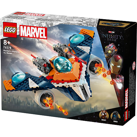 LEGO Marvel Rockets Warbird mod Ronan 76278