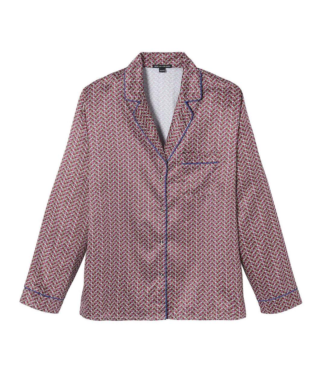 Haut de pyjama rose/bleu Mambo