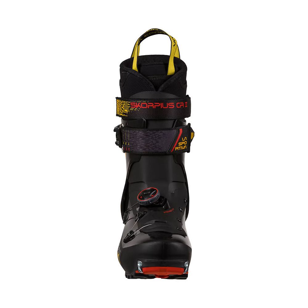 La Sportiva SKORPIUS CR II BOA - Chaussures ski randonné black/yellow