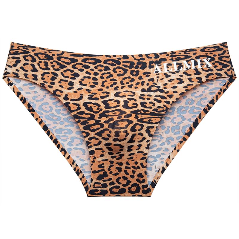 Pancherry - Slip met luipaardprint en letters