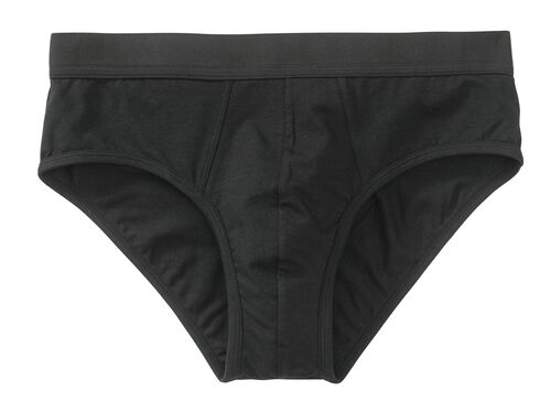 2 slips homme coton real lasting noir