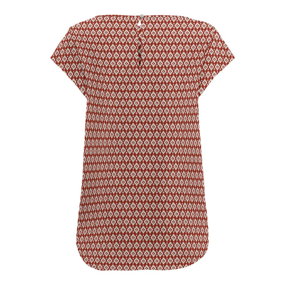 Only Top Rouge imprimé Femme Only Nova
