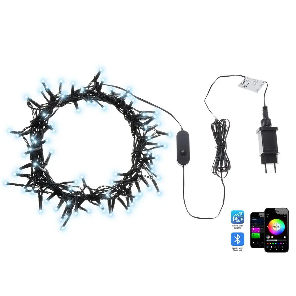 IGALIKU - LED kerstverlichting - Zwart - 1350 cm - PVC