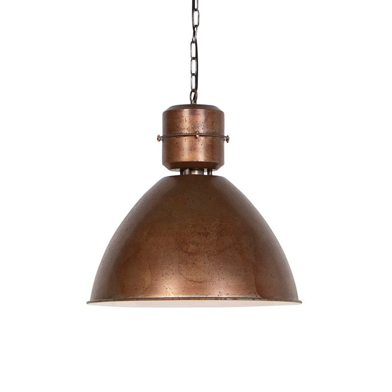 Industriële hanglamp roestbruin - Flynn