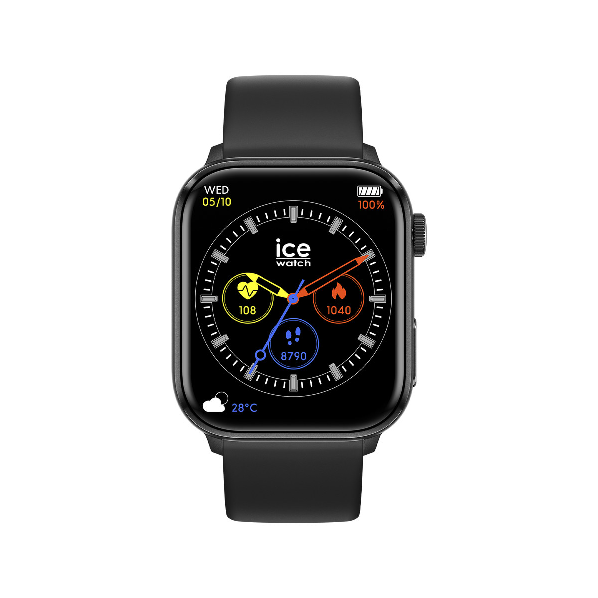 Montre ICE WATCH Ice smart homme bracelet silicone noir