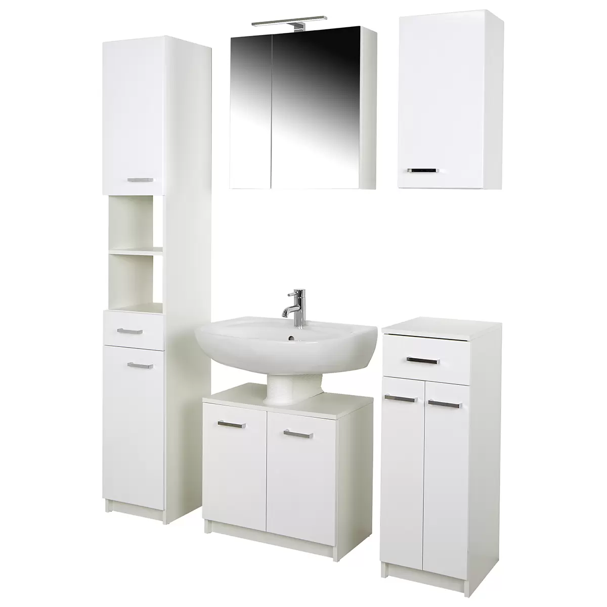 Waschbeckenunterschrank Fiola weiss