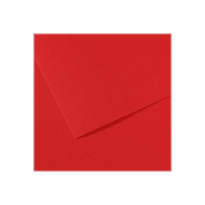 Canson Mi-Teintes - Papier à dessin - 50 x 65 cm - rouge vif