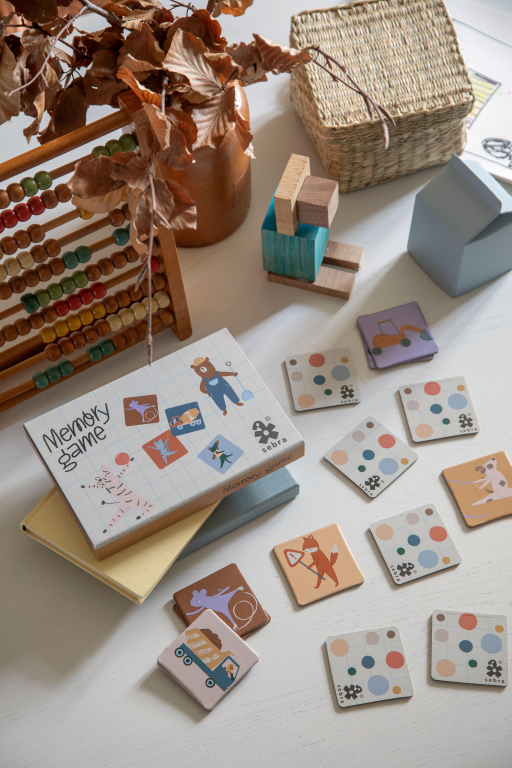 Sebra Builders Teeny Toes Memory Game spel