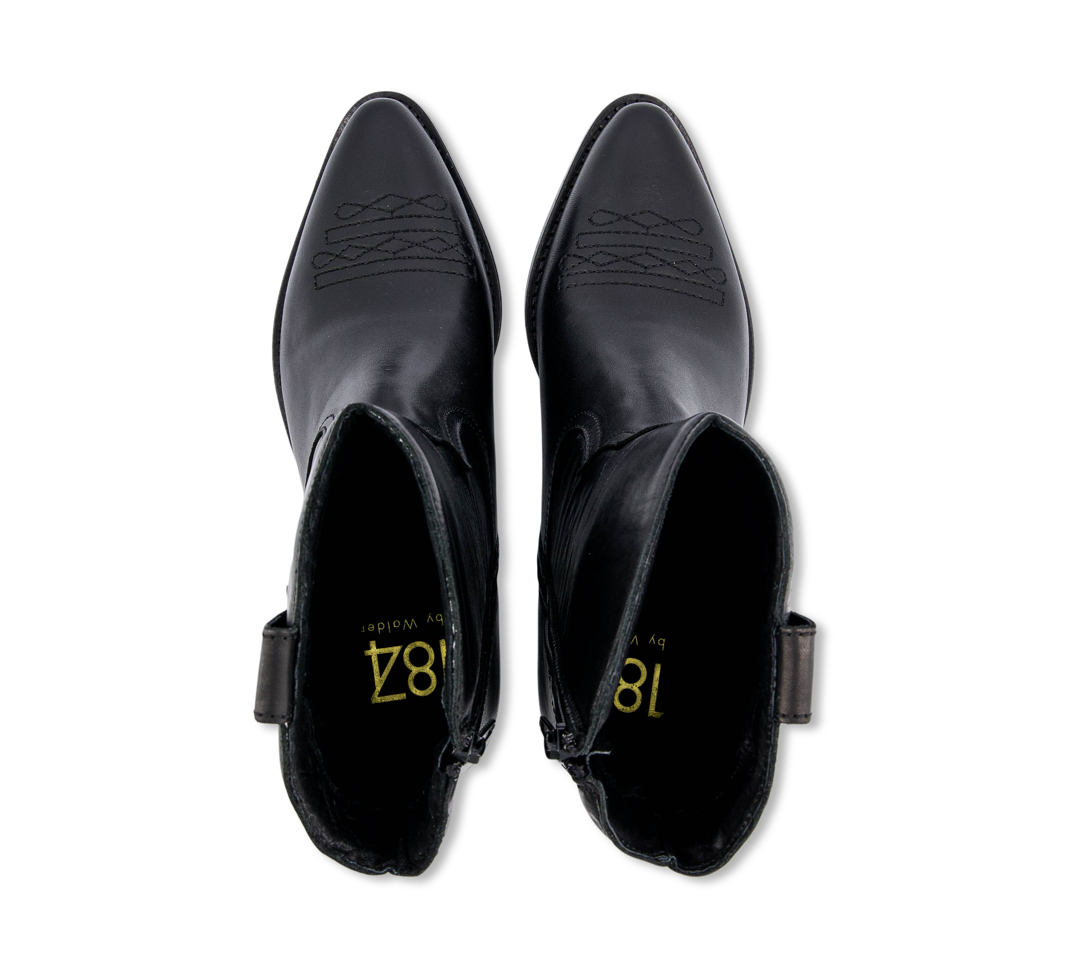 1874 by Walder Klassische Stiefelette schwarz