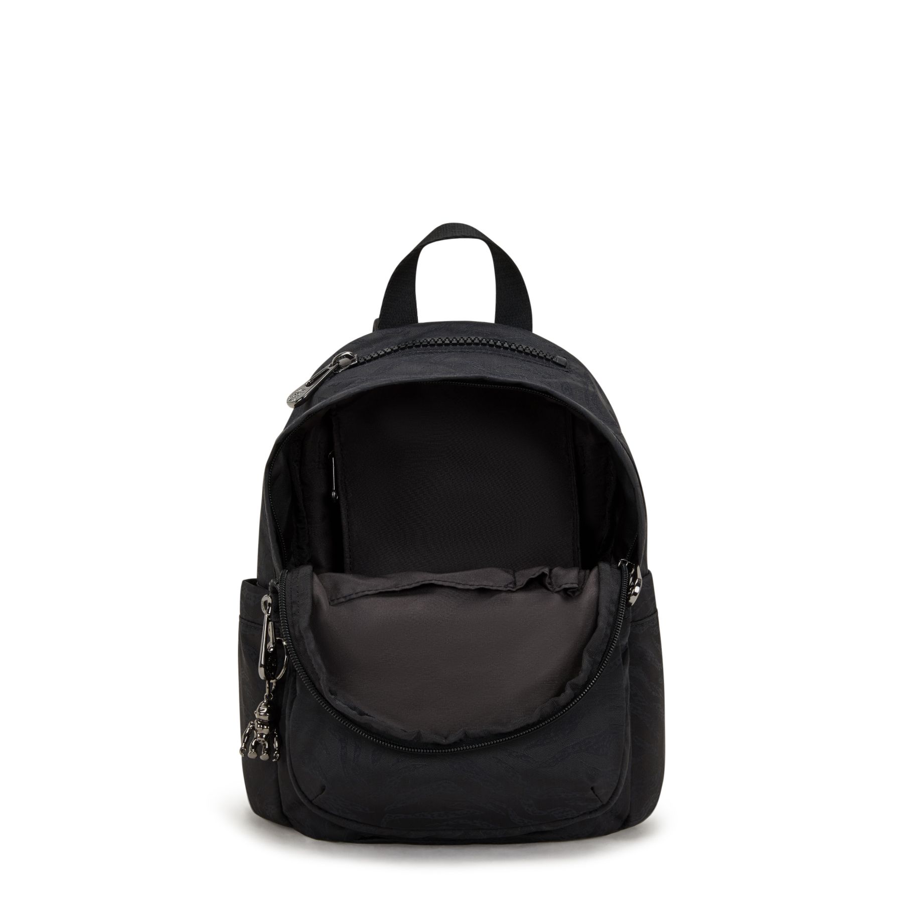 DELIA MINI Petit Sac à Dos avec Poche Frontale et Poignée Supérieure - Undersea Jacquard