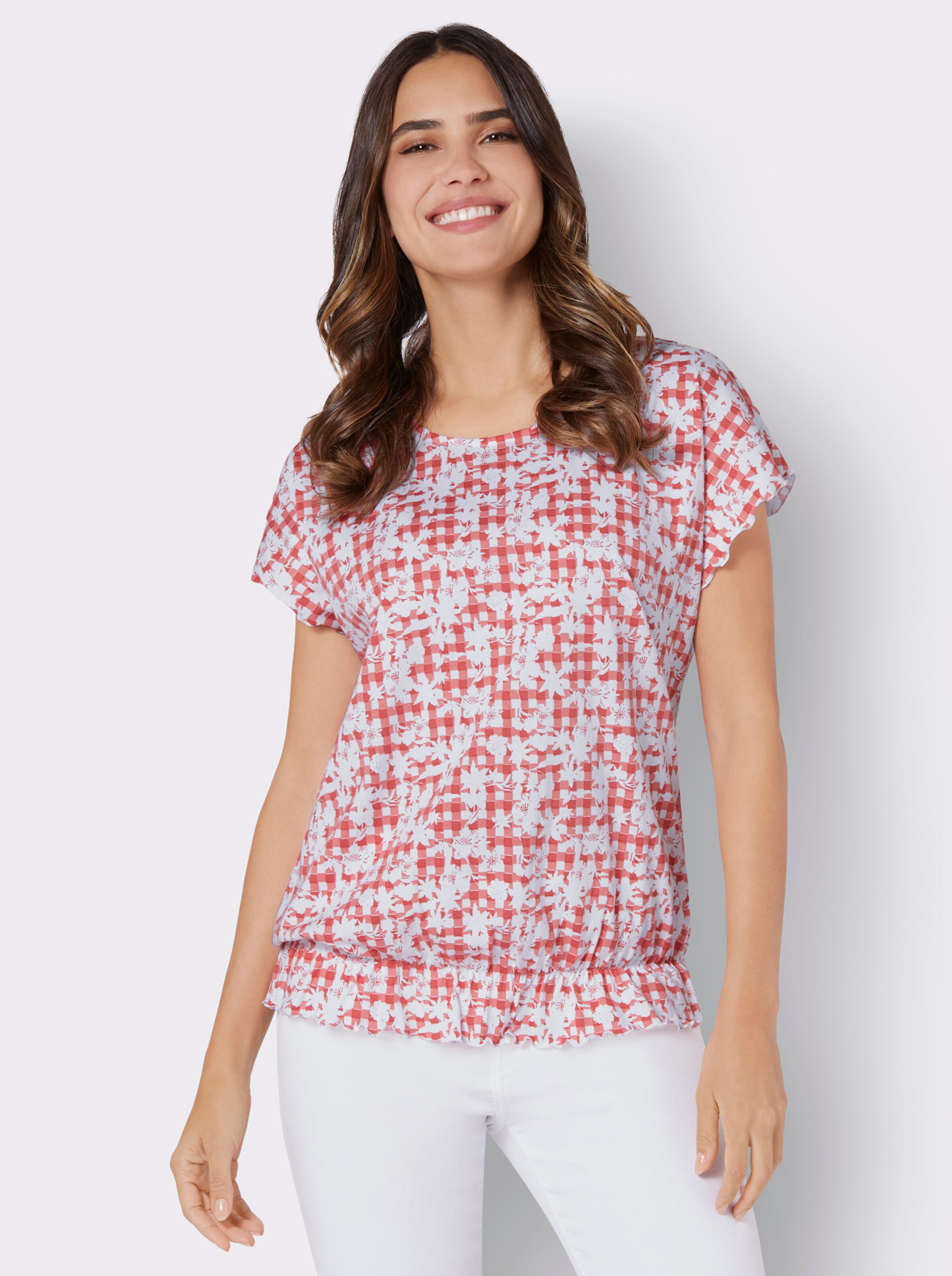 Rundhals-Shirt