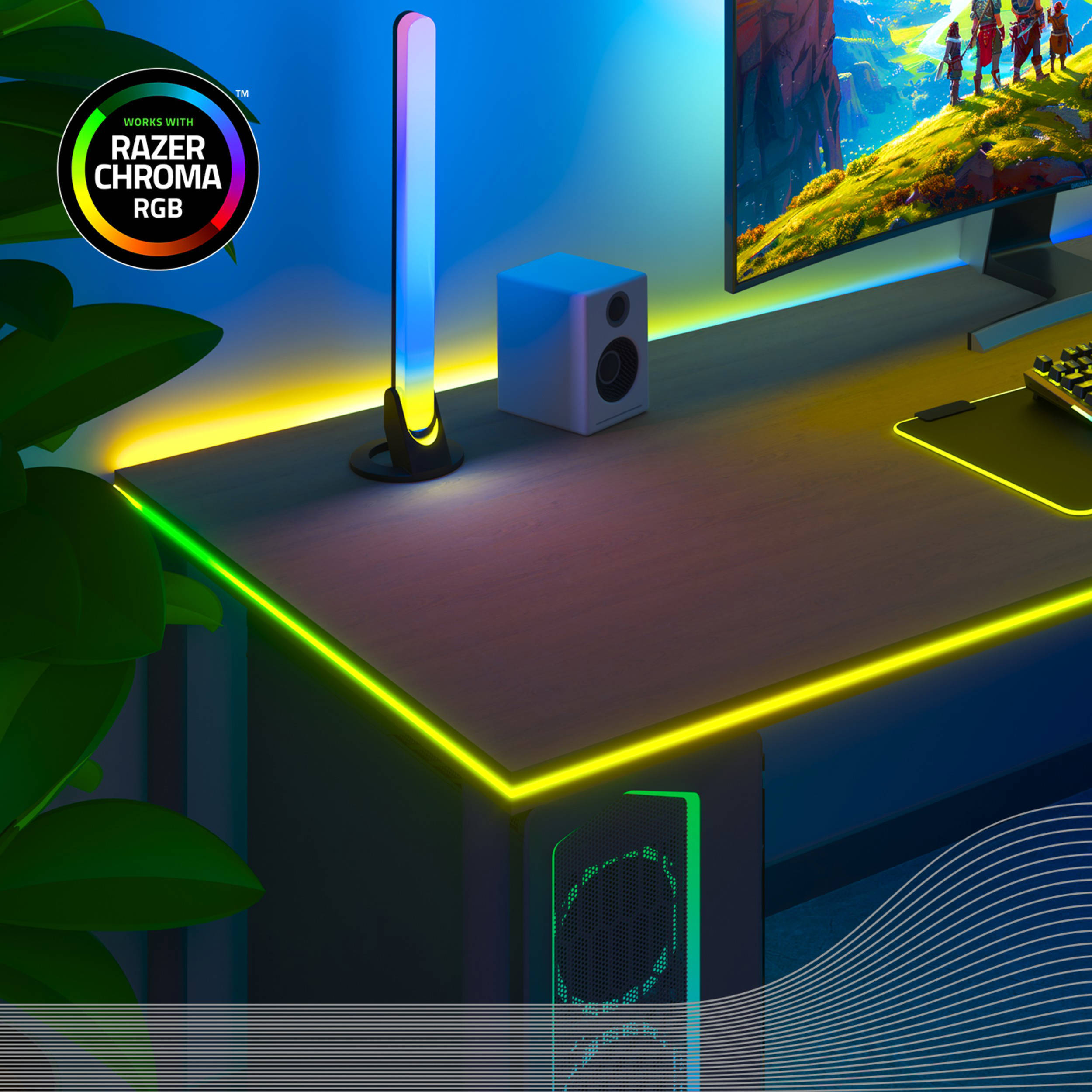 Calex Calex Gaming LED Strip voor Bureau - Razer Chroma Compatibel