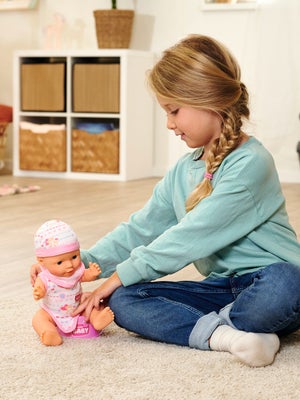 New Born Baby Dukke Spise-Tisse 30 cm Blandet