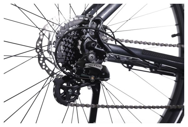 VTC Électrique BH Atom Cross Shimano Altus 8V 500 Wh 700 mm Gris Plata 2023 - Produit Reconditionné