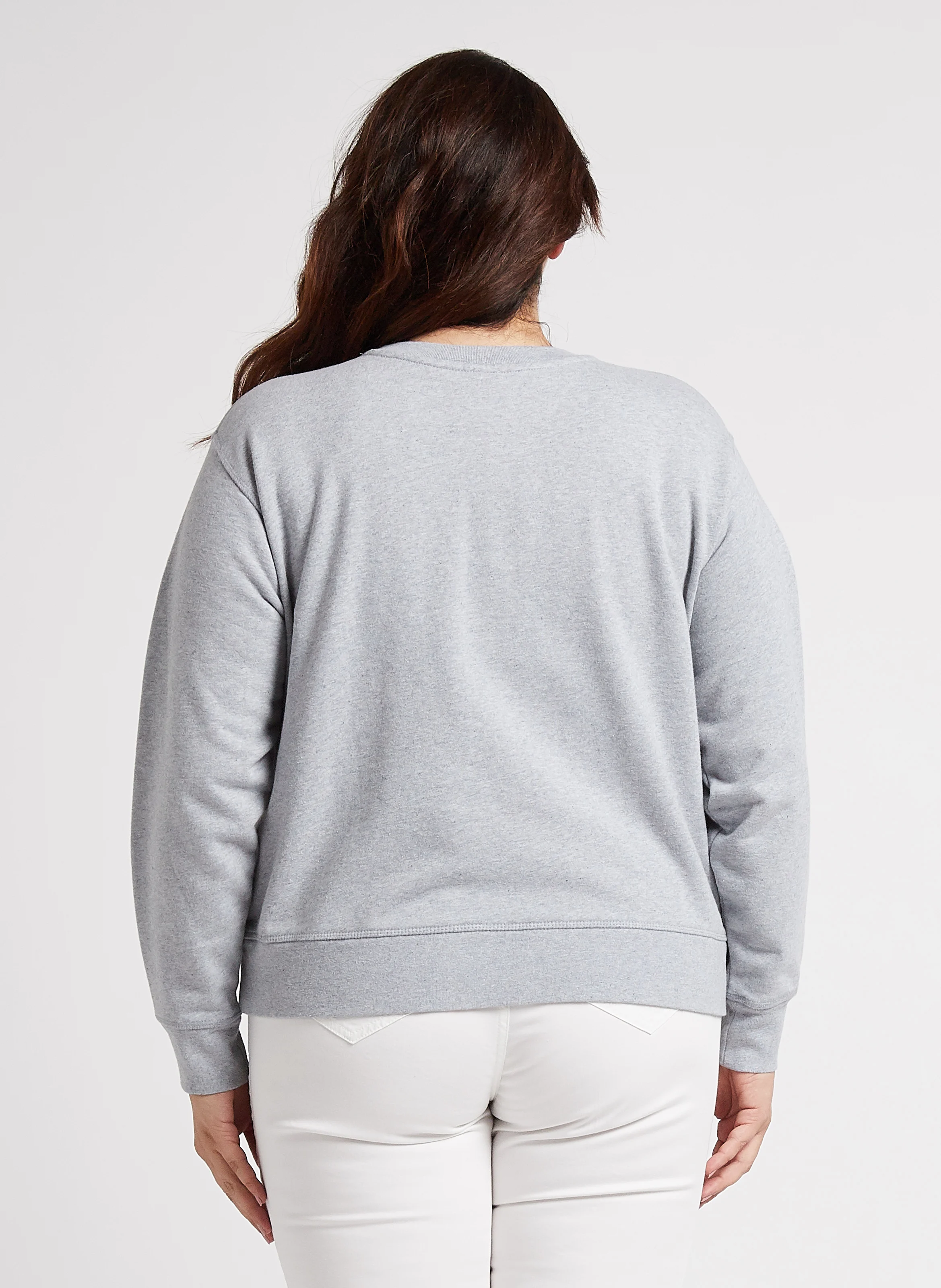 PL STANDARD CREW SWTSHRT - Sweat à col rond en coton | Gris