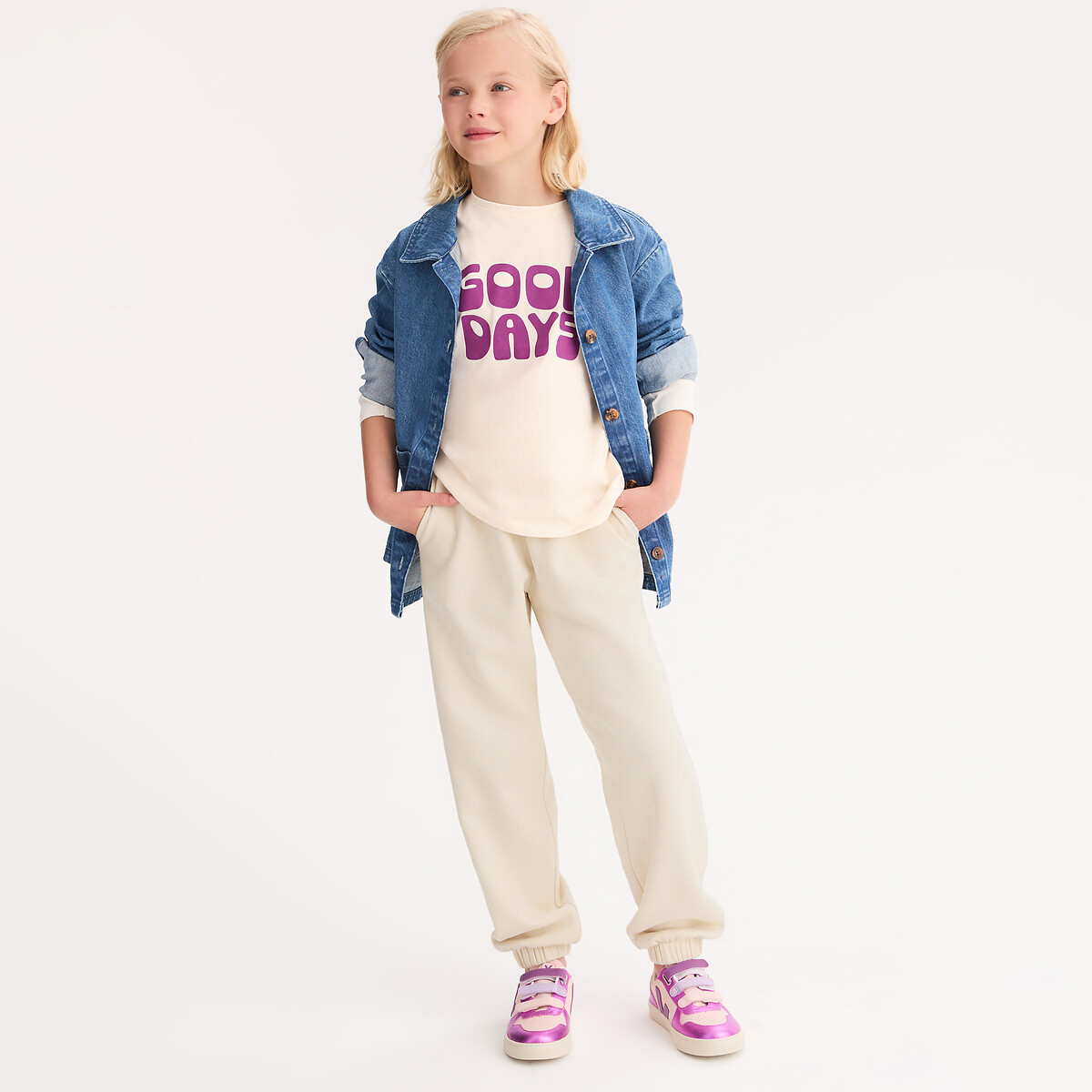 COLEÇÕES LA REDOUTE<br>Calças de moletom oversized