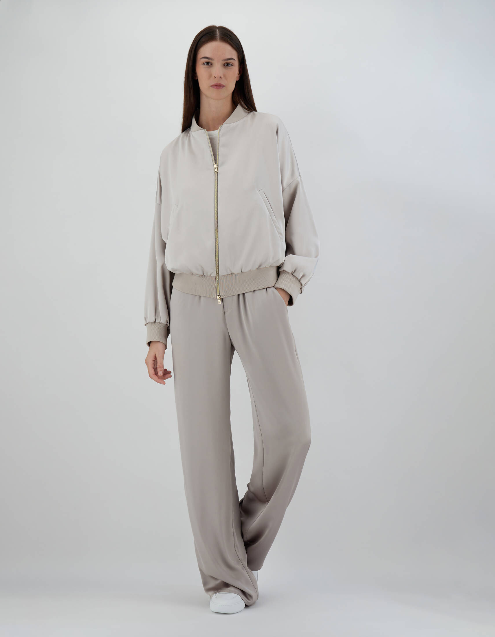 Herno| Damen Bomberjacke LUXURY SATIN Boxy Fit